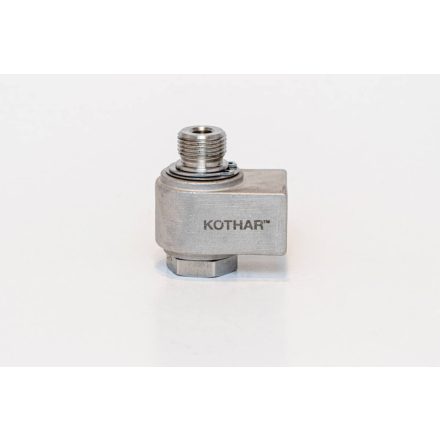 Kothar 90° Forgócsatlakozó, 3/8"M-1/4"F (INOX)